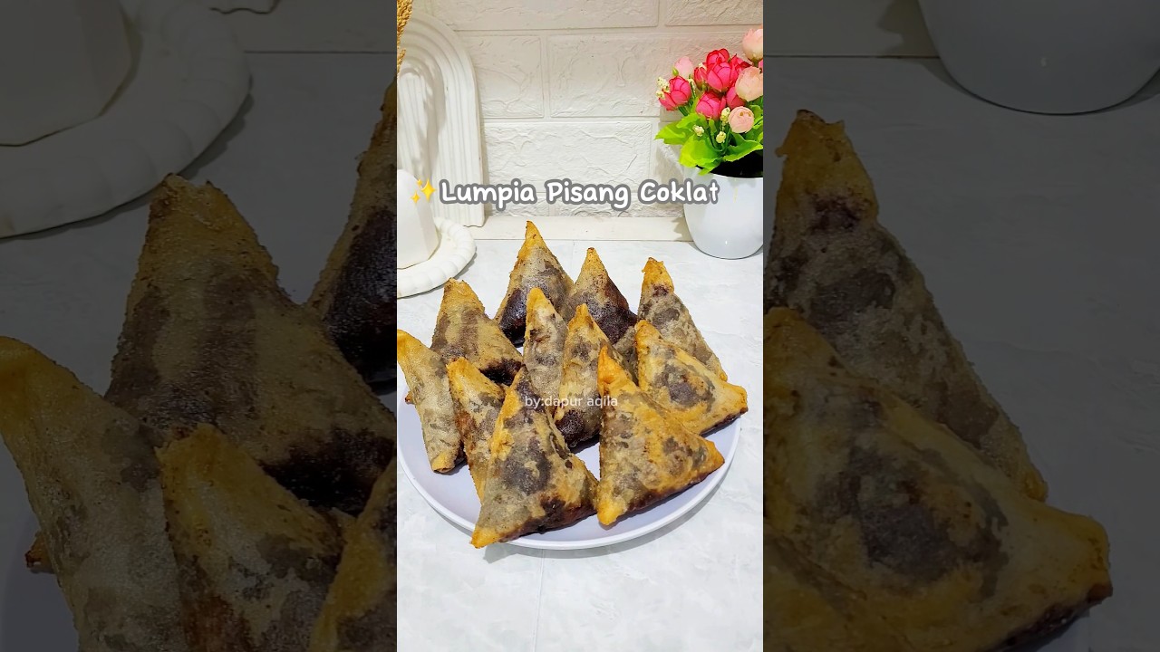 Lumpia Pisang Coklat #piscok #pisanglumer #gorengan #olahanpisang #olahankulitlumpia #fyp#viralshort