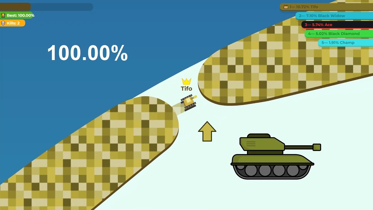Paper.io 3 Map Control: 100.00%