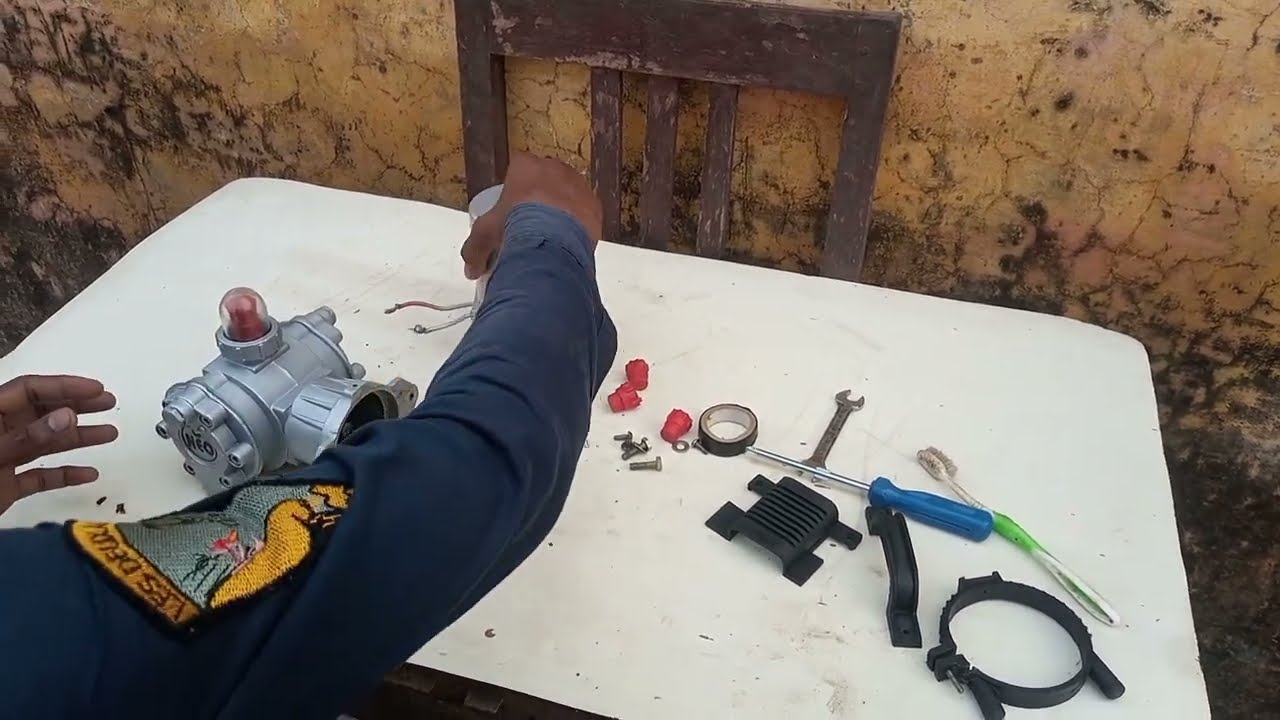 lpg gas filling pump repair full restoration old convert new