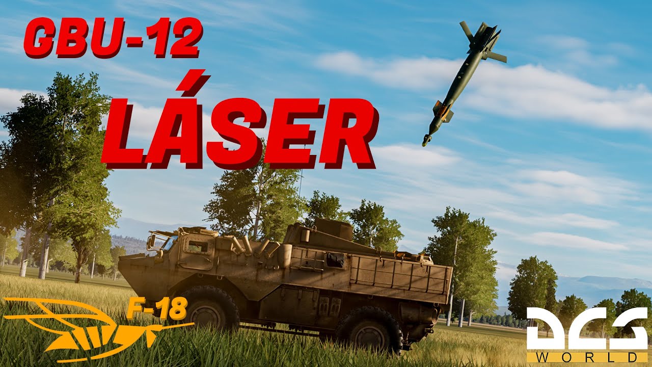 Bombas láser tutorial GBU-12 con espoletas | DCS F-18 |