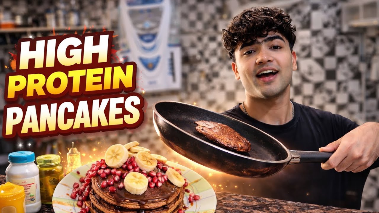 “Making High Protein Pancakes at Home | Easy & Healthy Recipe 🥞💪”