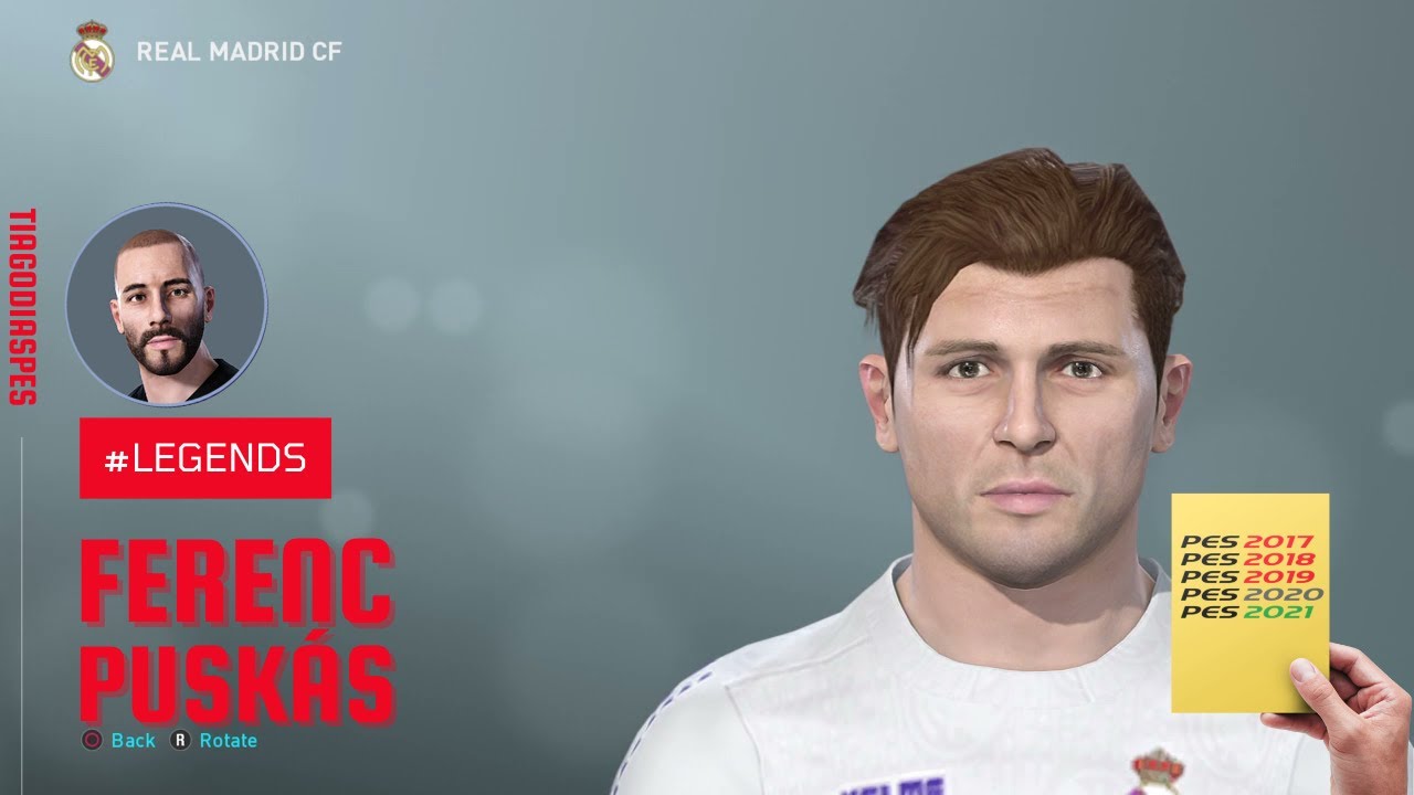 Ferenc Puskas V2 Face + Stats | PES 2019 | REQUEST | VOTED #1 📊 TELEGRAM POLL