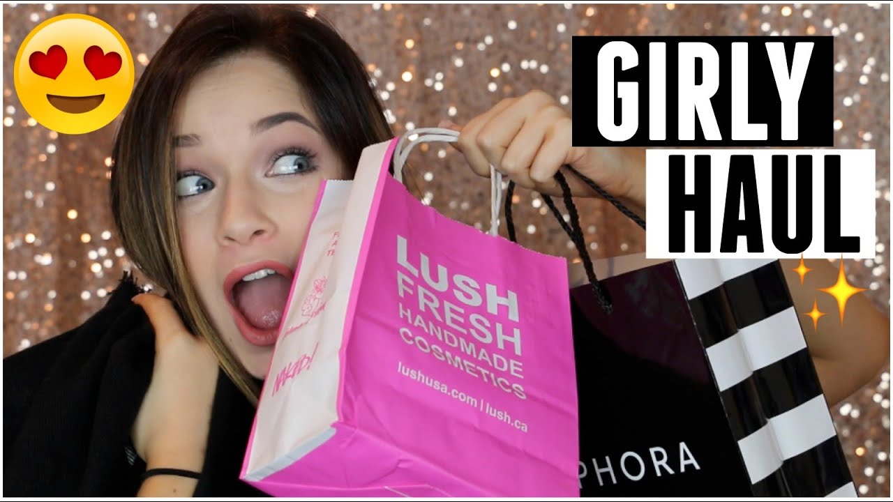 Girly & Pampering Haul - LUSH, Sephora, Victoria's Secret, & MORE | Tori Sterling ♡