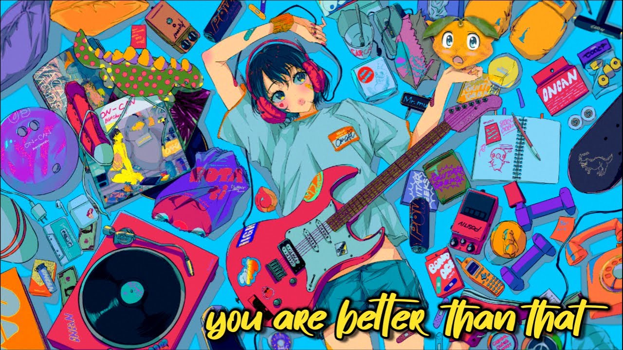 Orange Cat Lofi 🍊 - you are better than that  | Lofi hip hop beat  for  sad Sleep sigh many problems