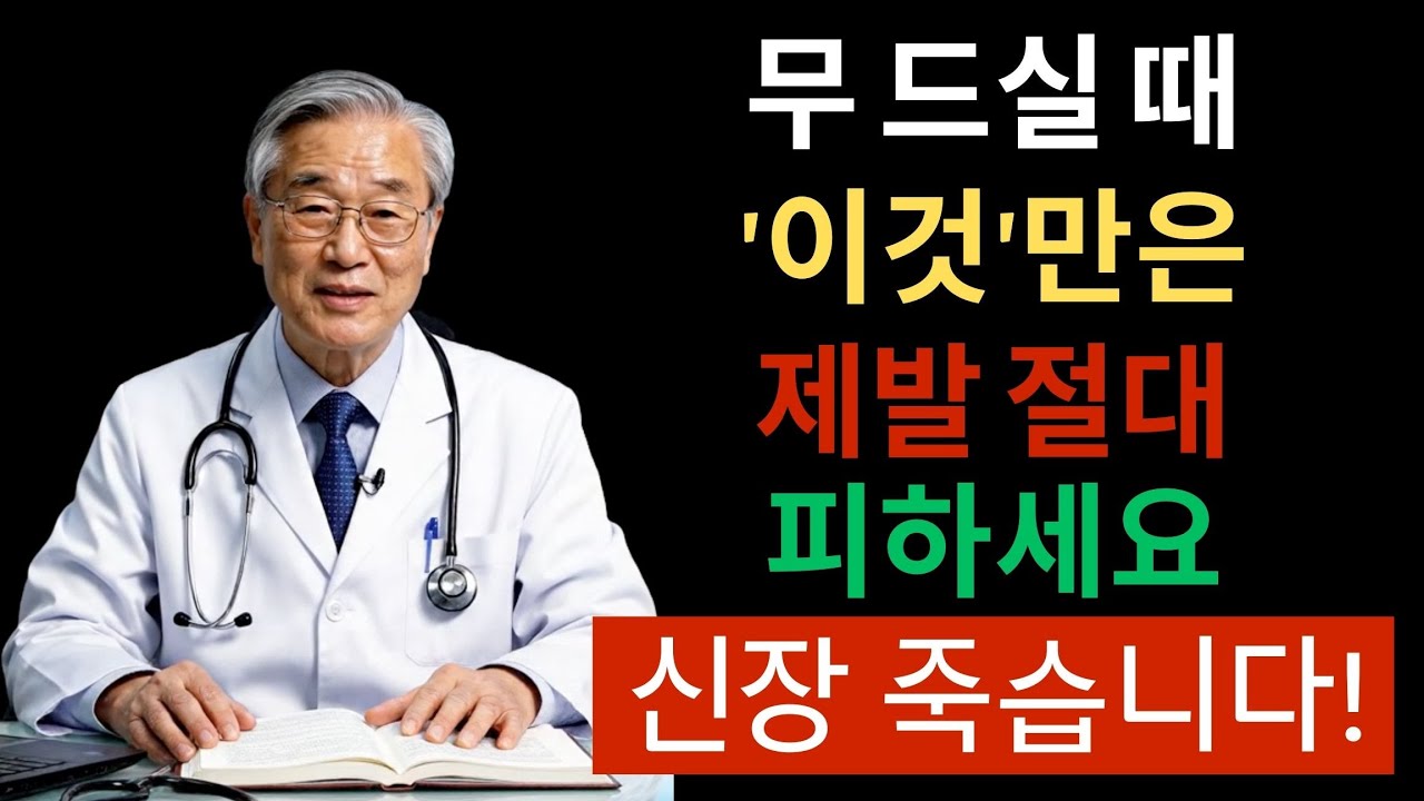 60대 이후 무 절대 이거랑 먹지 마세요 | 콩팥 굳어버립니다 | 시니어건강정보