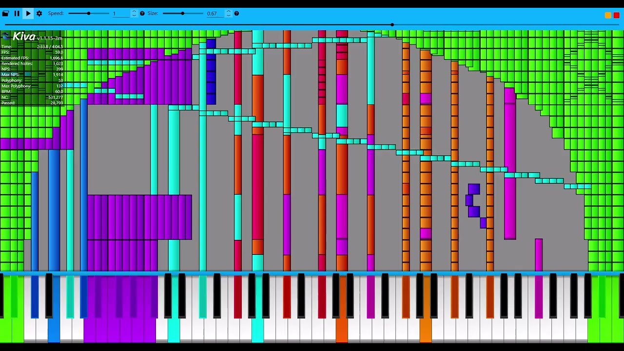 [Black MIDI] He lives on you 531,000+ notes