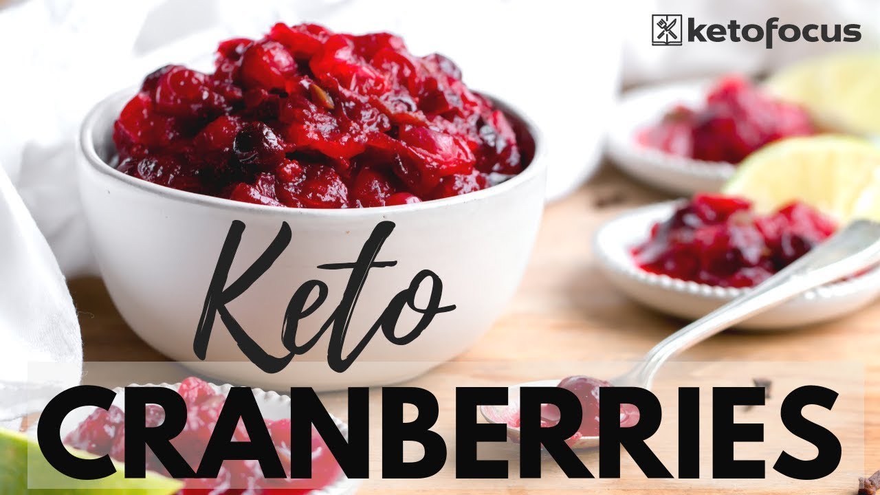 SUGAR FREE CRANBERRY SAUCE | KETO CRANBERRY SAUCE | Keto Thanksgiving Sides