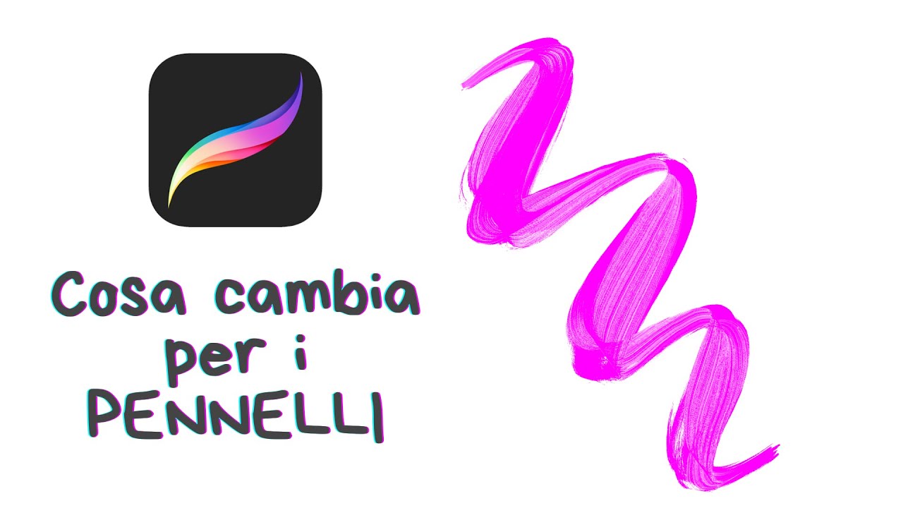 Come usare i pennelli in Procreate 5.4 - novità Procreate