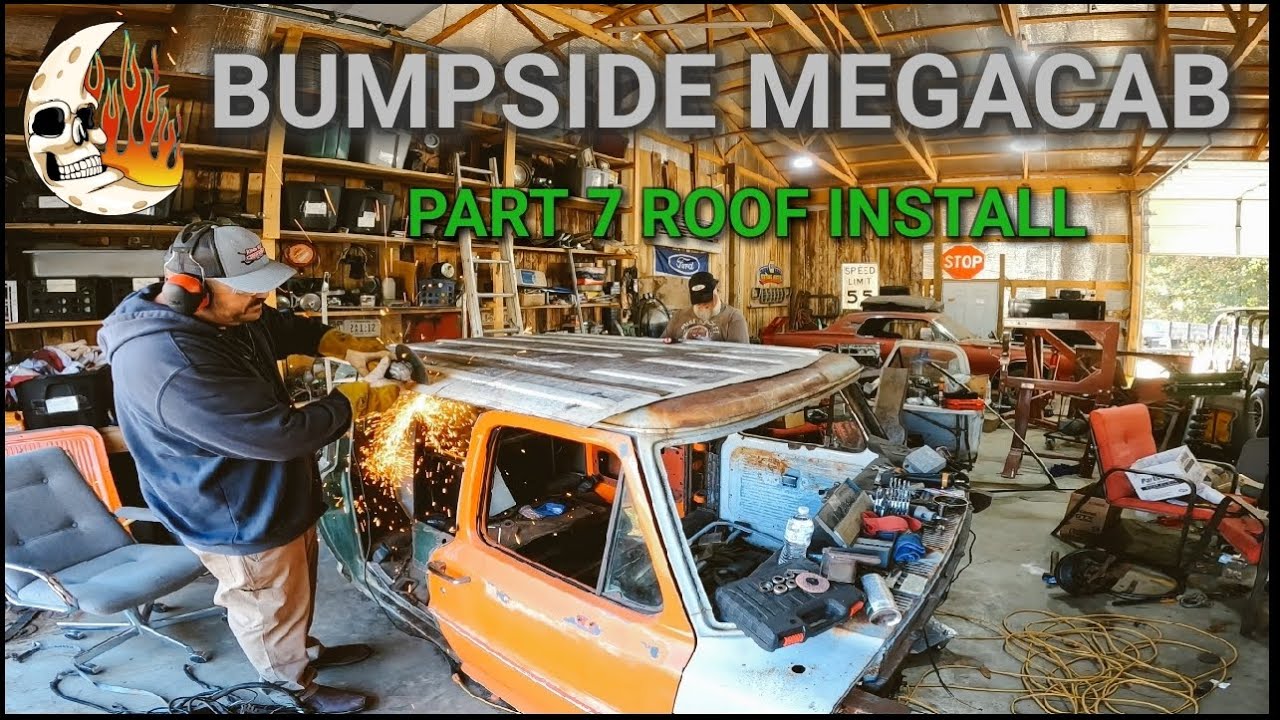 Bumpside Megacab часть 7: Установка крыши