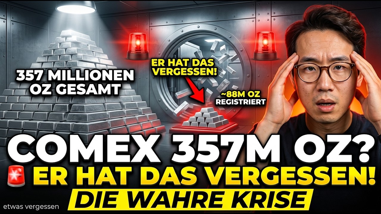 „COMEX hat 357 Mio. Unzen“, sagt ein Ex-JPMorgan-Banker — doch eine Sache fehlt