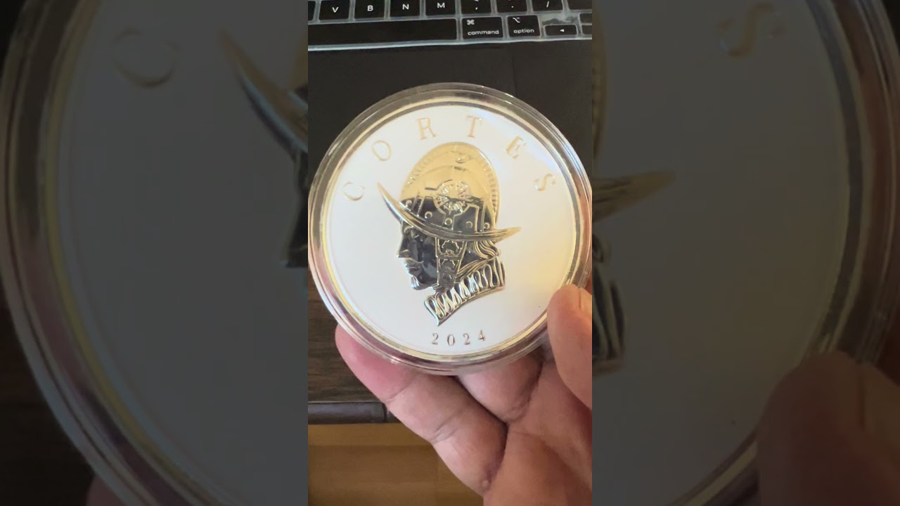 5oz Silver Cortes Commander Series