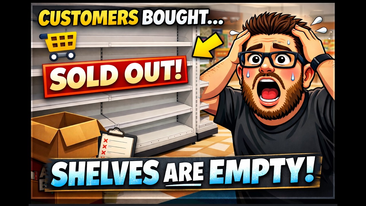 We’re Struggling to Restock the Store! | Supermarket Simulator EP 26