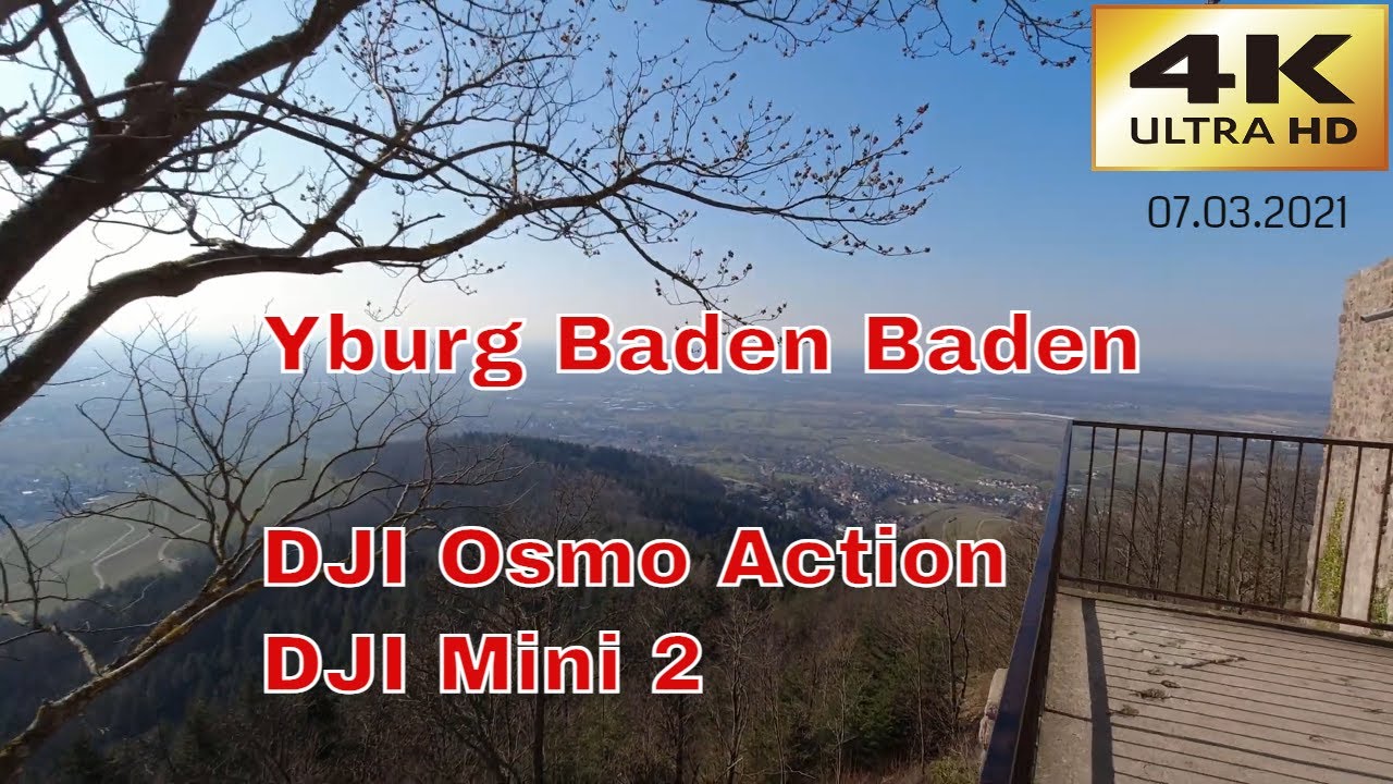 Yburg Baden Baden [4K] - DJI Mini 2 / DJI Osmo Action