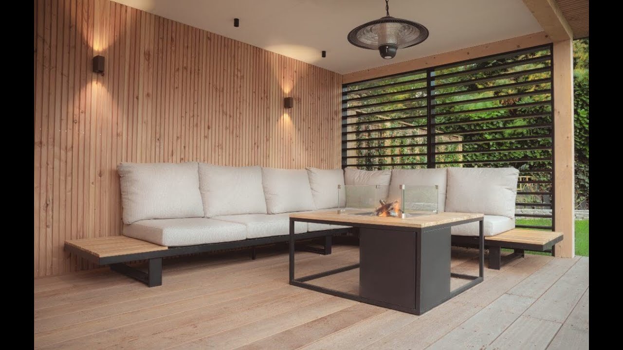 Houten Luxe Tuinhuis Met Overkapping · Onderhoudsarm Bamboe · Duurzaam