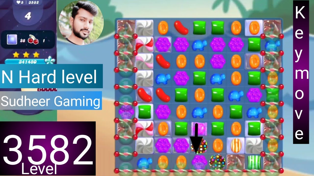 Candy crush saga level 3582 । No boosters । N Hard level । Candy crush 3582 help । Sudheer Gaming