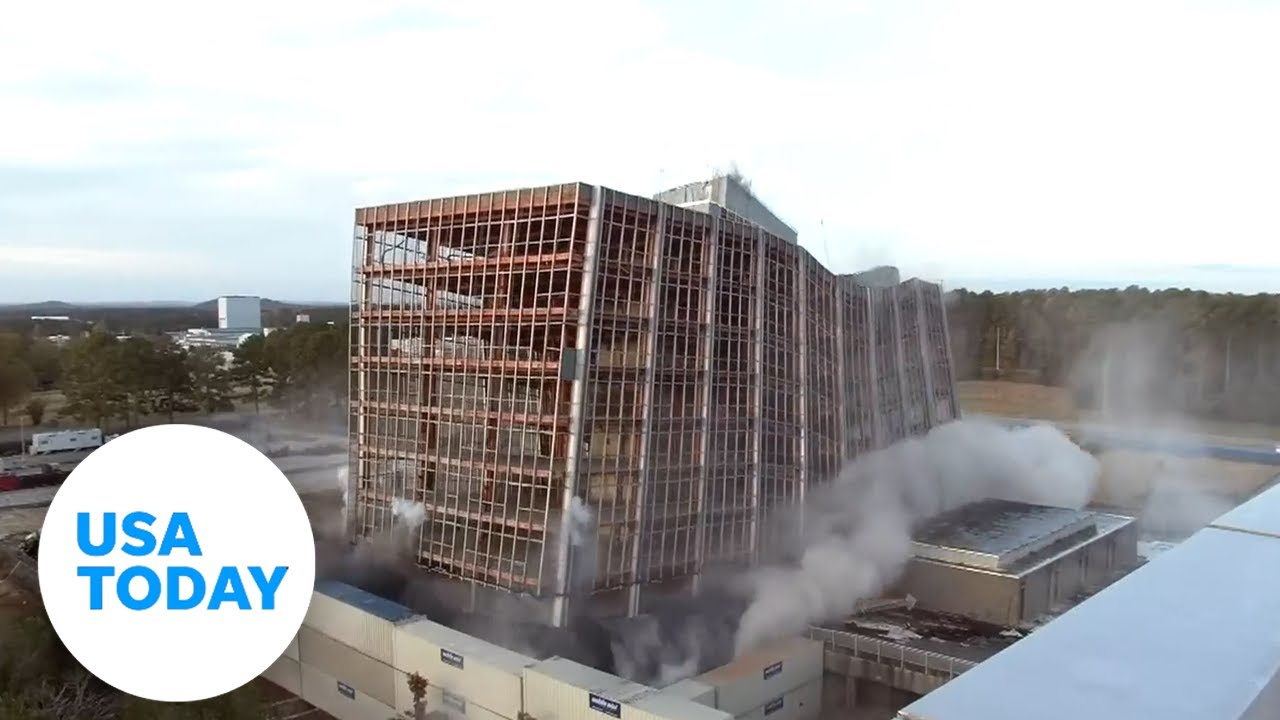 NASA demolishes administration headquarters in Huntsville, Alabama | USA TODAY