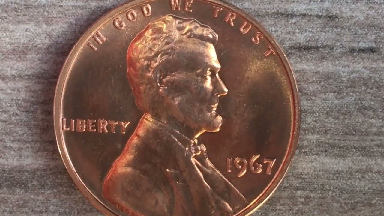 1967 US Penny Coins - Special Mint Set Collection?  - We explain it - United States Lincoln One Cent