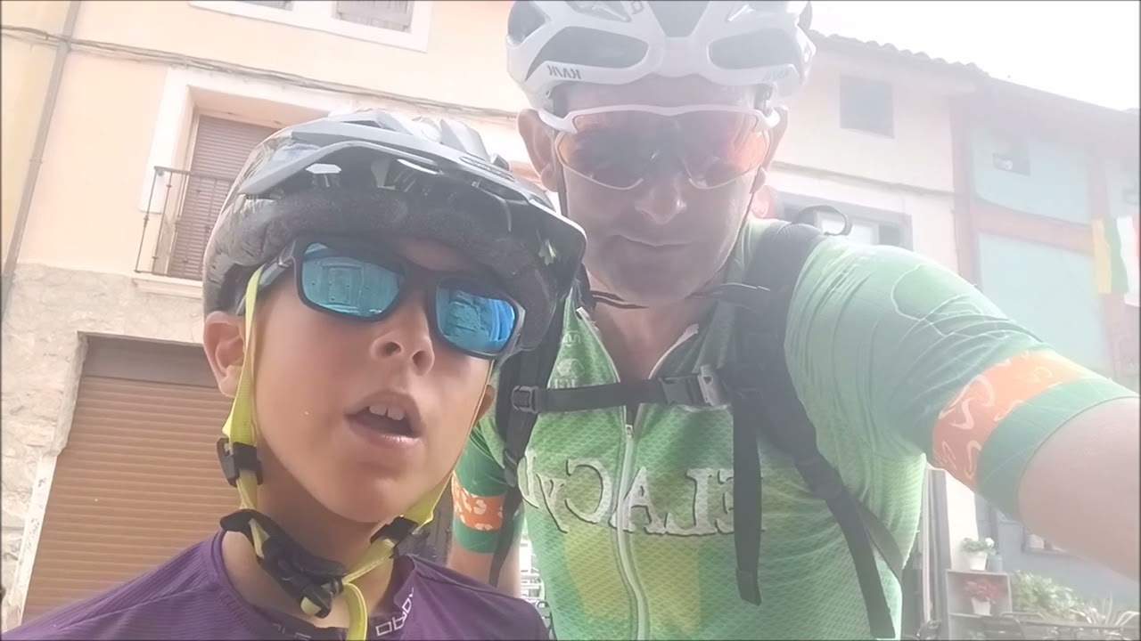 CAMINO SANTIAGO. LOGROÑO-SANTO DOMINGO DE LA CALZADA EN BICI CON MI HIJO DE 9 AÑOS
