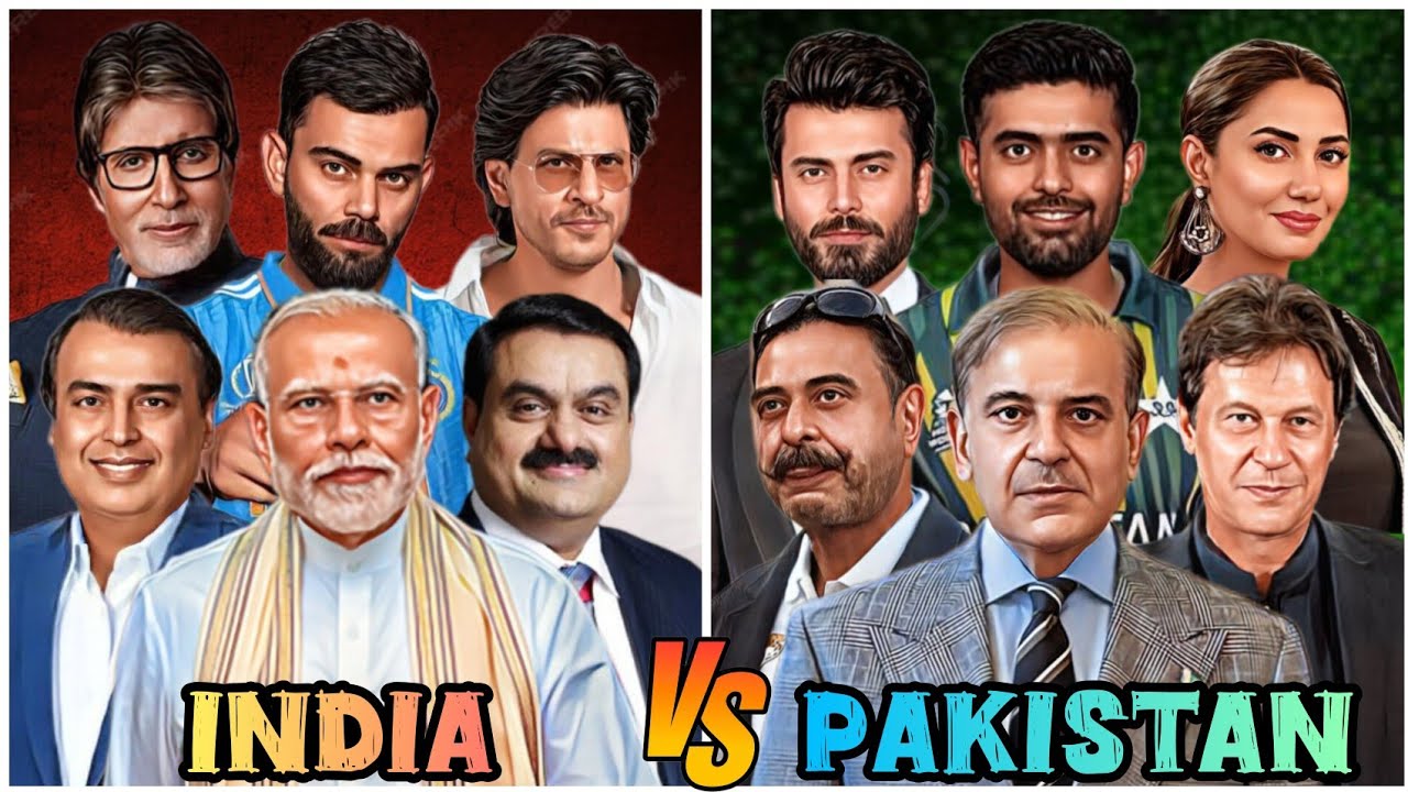 India vs Pakistan full comparison video !(Rohit dhangar)