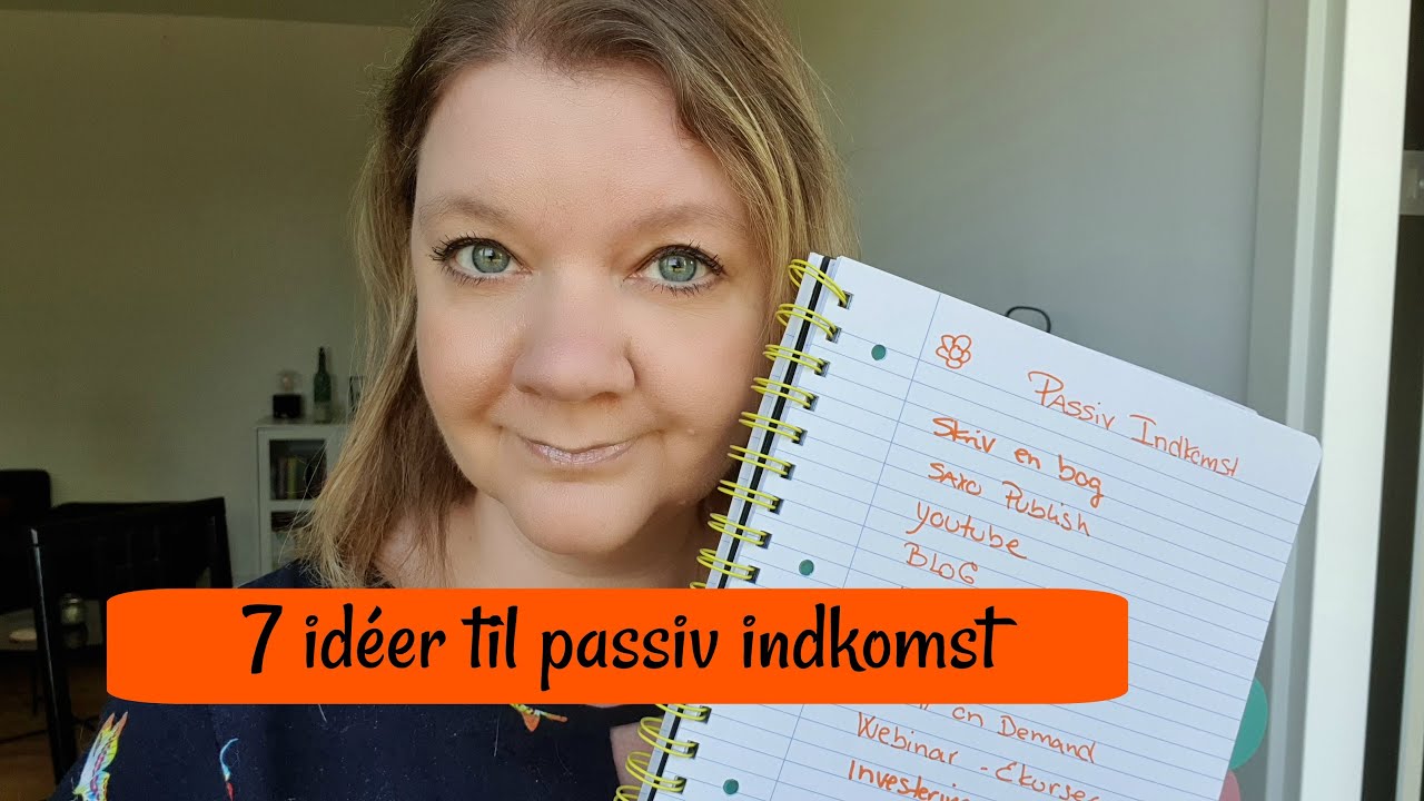 7 idéer til passiv indkomst | Youtube, Blog, Etsy, Saxo Publish, Investering mm.