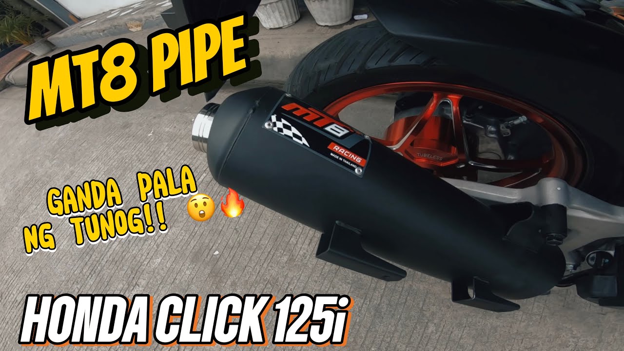 MT8 PIPE INSTALLATION HONDA CLICK 125i