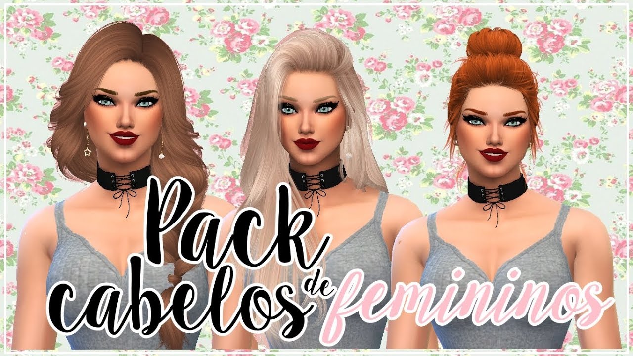 🧺 cabelos femininos + download ~ part.2 | the sims 4