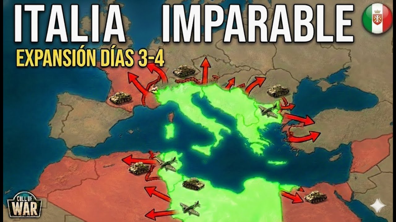 ¡EL RESURGIR DEL IMPERIO! 🇮🇹 Italia día #3-4| [Call of War]