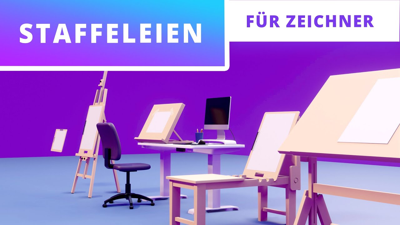 Staffelei Typen für traditionelle Zeichner ✏️ – Empfehlungen