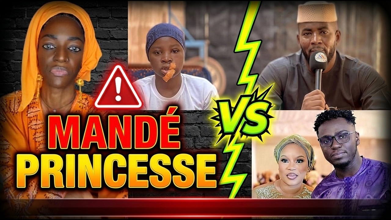 MANDÉ PRINCESSE PARLE DU SCANDALE SUR LE MARIAGE DE MOUNASS ET SON MARI VS IDRISS MARTINEZ