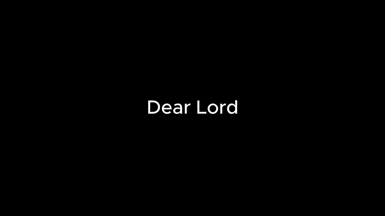 A prayer of thanks