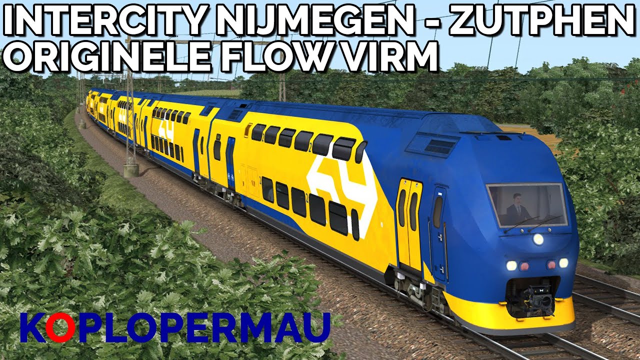 Train Simulator 2022: Met een Bijzondere FLOW VIRMm van Nijmegen naar Zutphen!