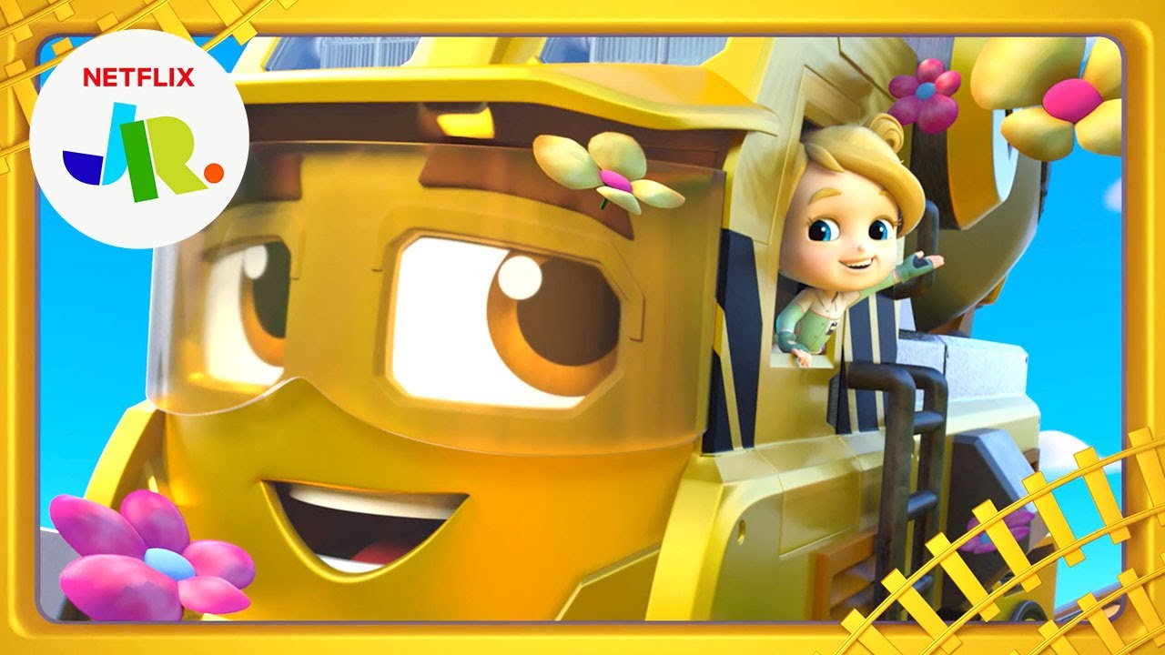 Building Train Tour 🛤 Mighty Express Short Tracks FULL EPISODE | Netflix Jr