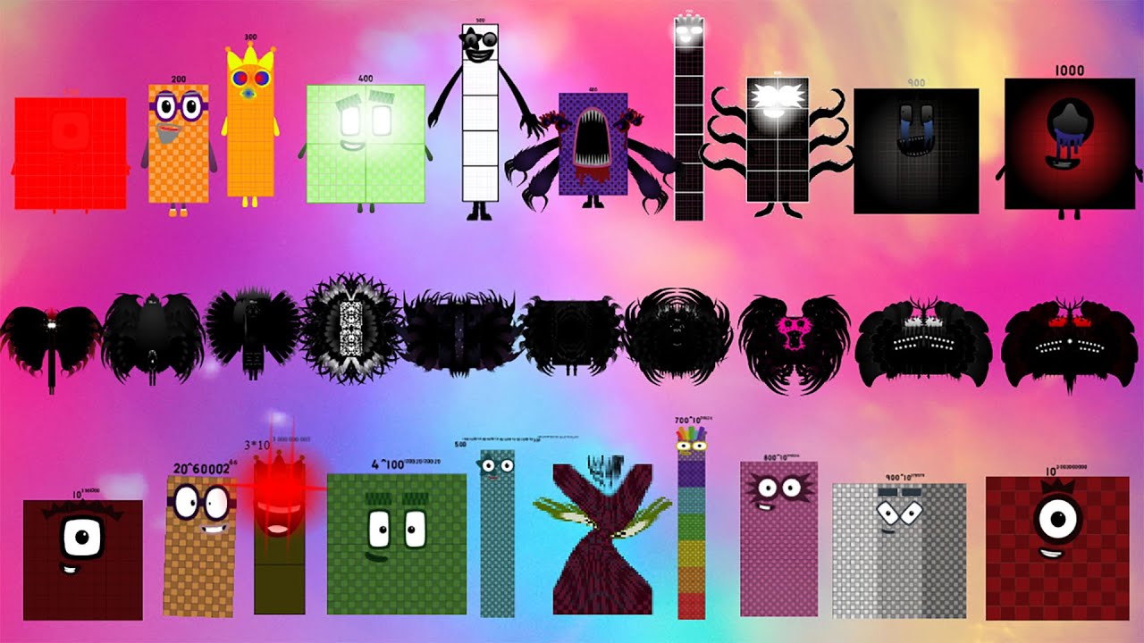 Angelinablocks Band Different Hundreds vs Numberblocks Band ReTrillion Remastered