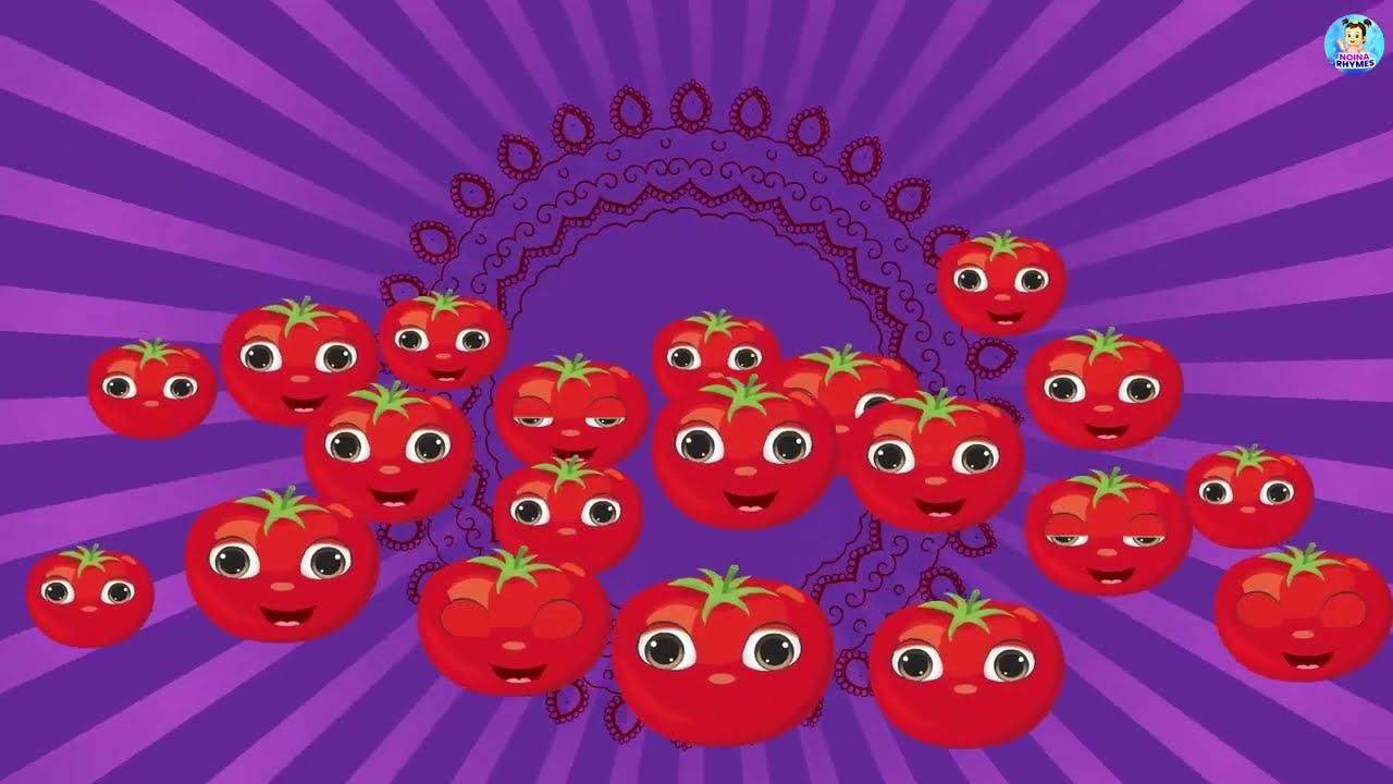 आहा टमाटर - Aaha Tamatar Bade Mazedar | Hindi Nursery Rhymes And Kids Song | #kidssongs