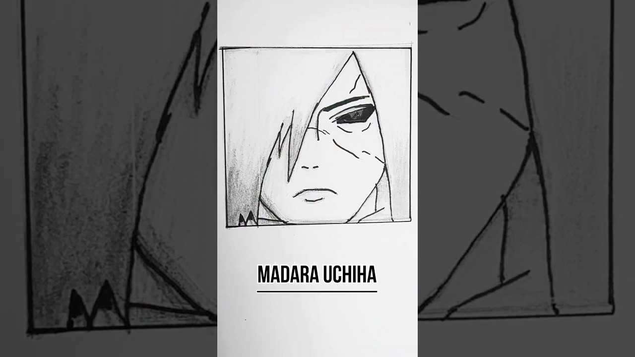 How to Draw Madara Uchiha 🎨 | Speed Art | Naruto Shippuden Fanart 