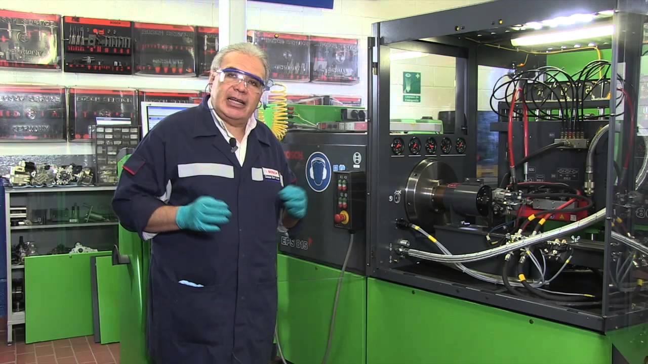 Prueba de Bomba Denso en Banco EPS 815 Bosch