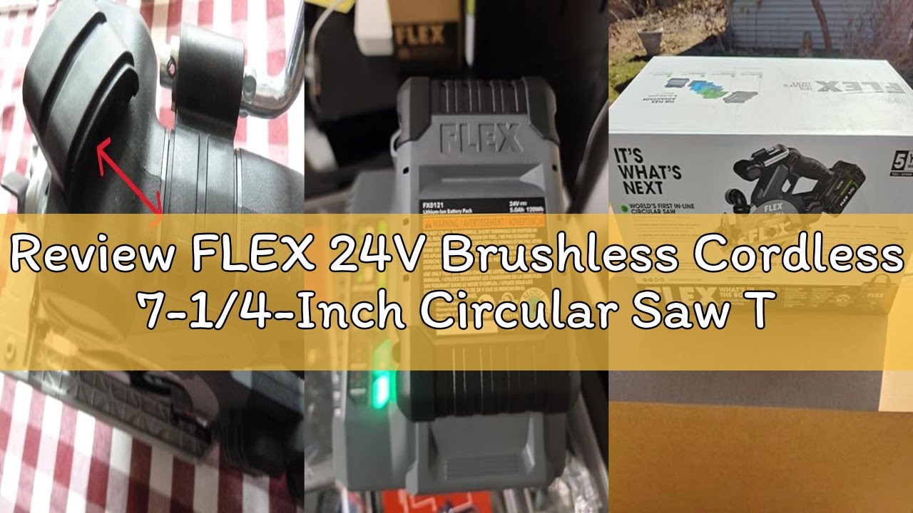 Review FLEX 24V Brushless Cordless 7-1/4-Inch Circular Saw Tool Only, Battery and Charger Not Includ