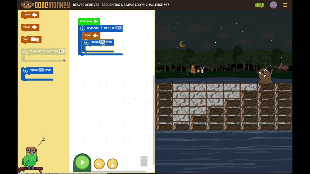 Beaver Achiever Sequencing and Simple Loops 37