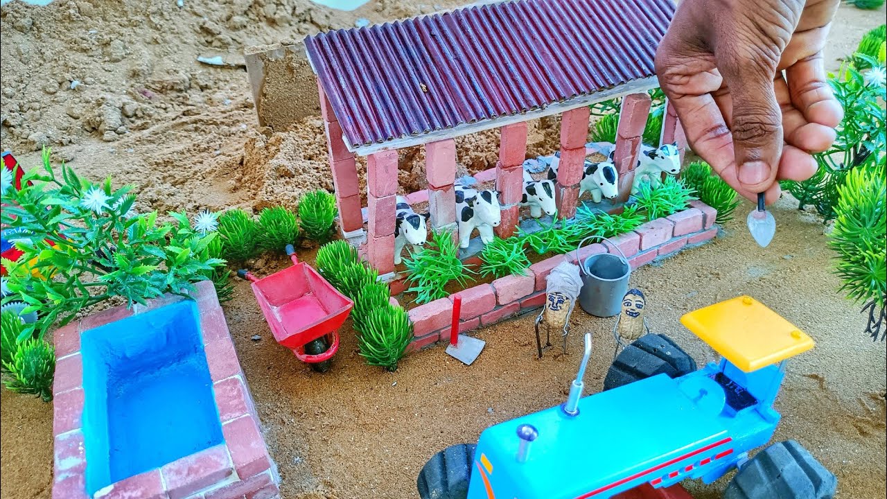 DIY How to make Cow Shed | House of Animals Shed part 2 @toptengear9374 ​