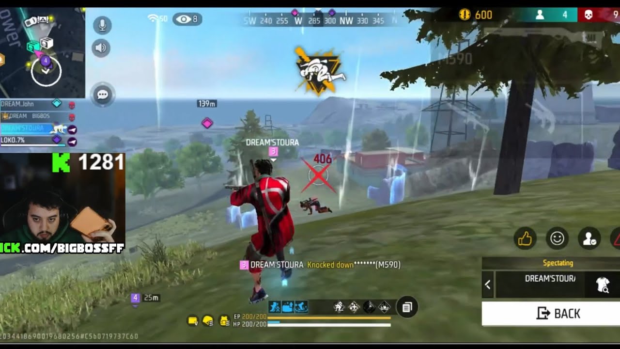 فري فاير | Bigboos مع سكواد الجديدة التونسية اداء اكثر من خرافي 🔥😱