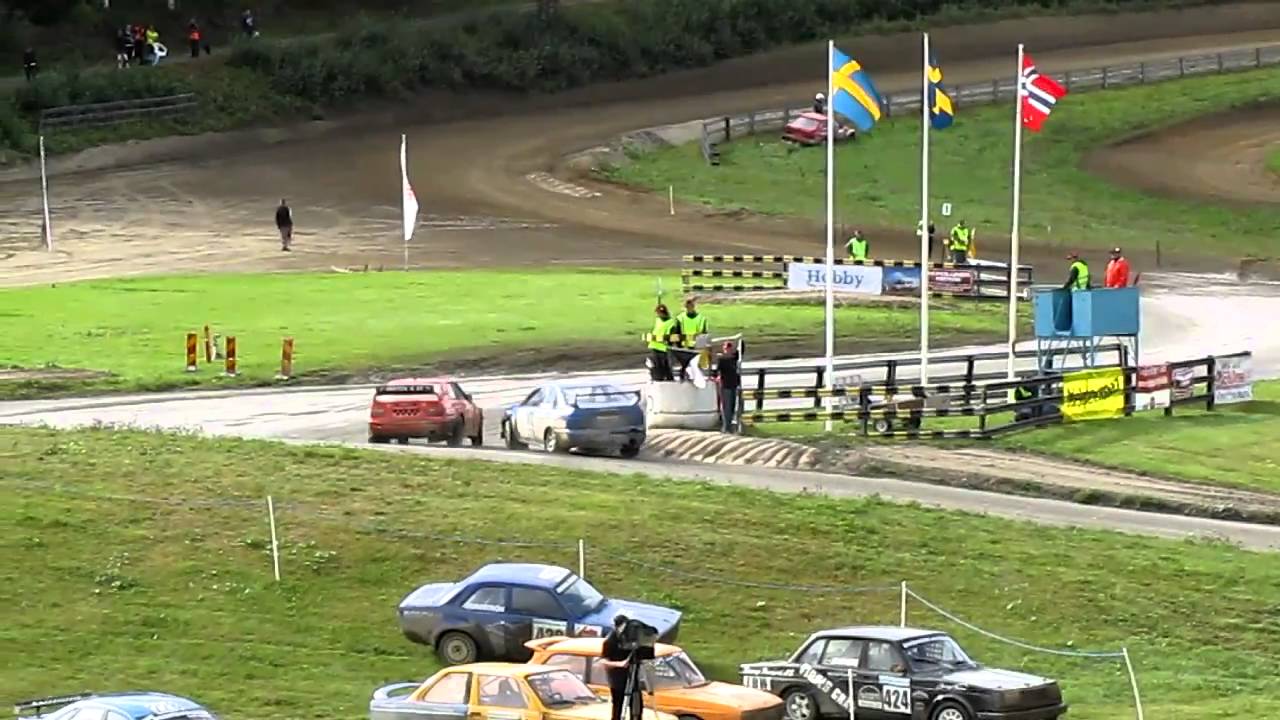 A-final  SM rallycross Skellefteå