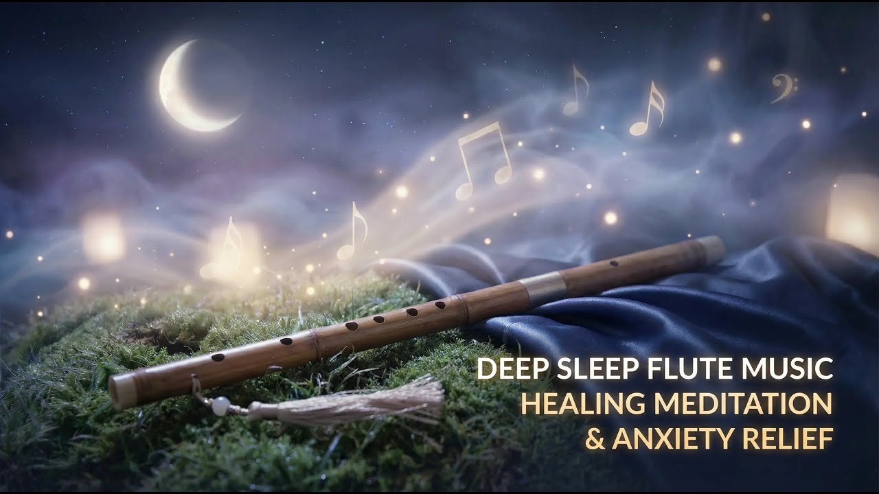 Deep Sleep Flute Music | Healing Meditation & Anxiety Relief