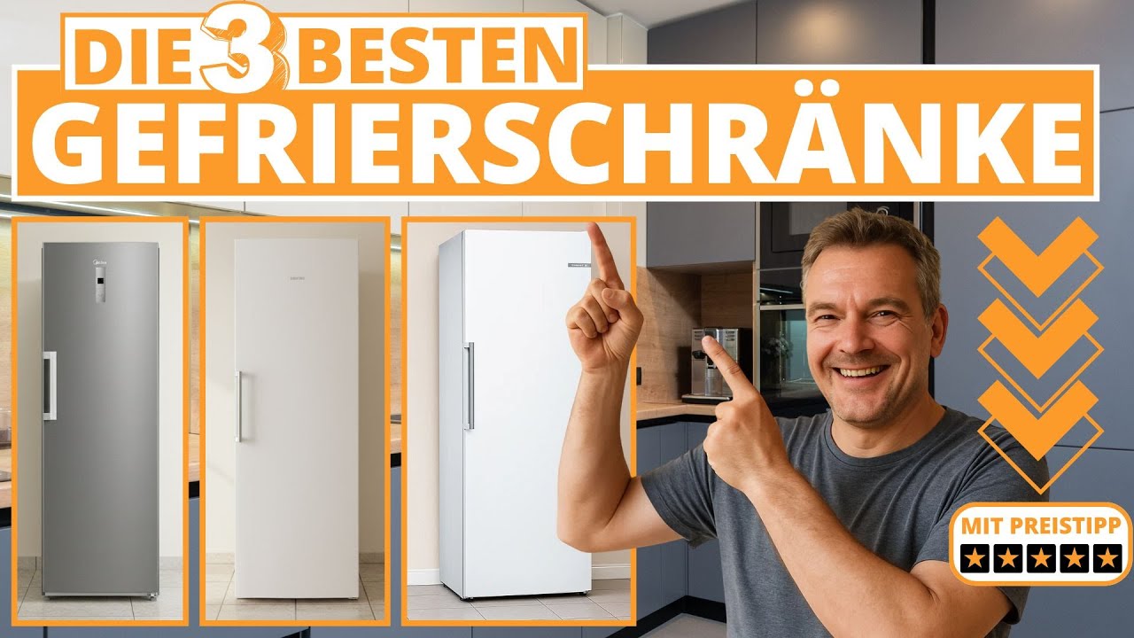 Bester Gefrierschrank - Siemens, Bosch oder Midea?