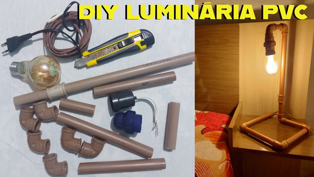 ✅️ LUMINARIA LUXUOSA  IDEIAS DE DECORAÇÃO PARA CASA - LUMINARIA DIY CANO PVC