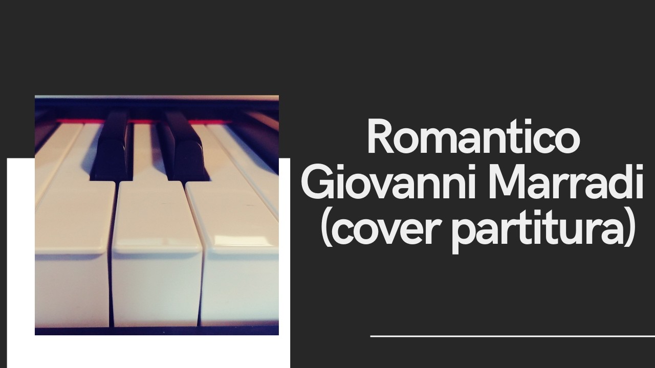 Romantico - Giovanni Marradi(cover partitura)