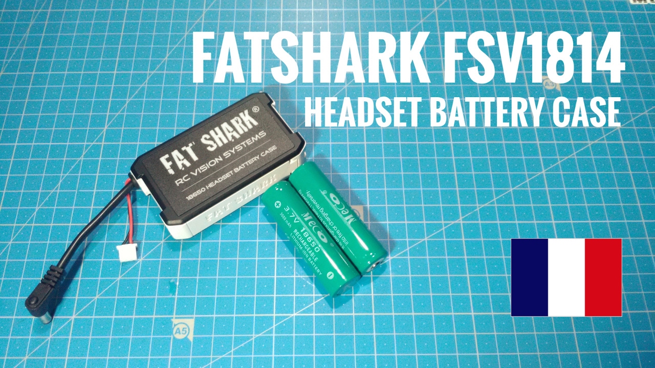 Bo&icirc;tier 18650 Fatshark (FSV1814)