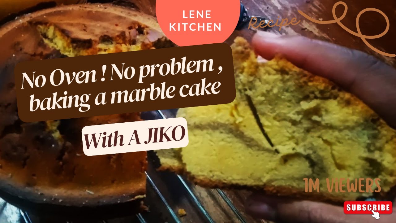 No Oven? No Problem! Ultimate Marble Cake on Charcoal Jiko – Soft & Fluffy!”