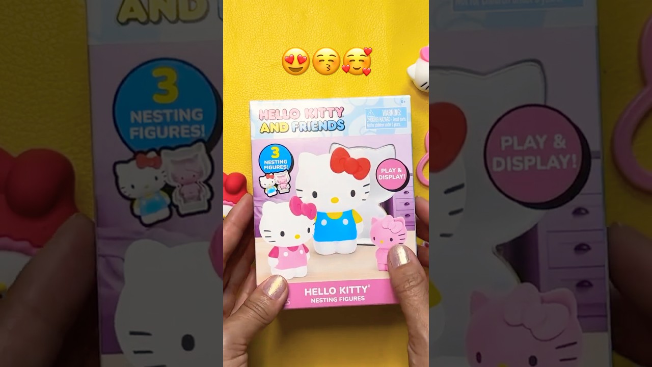 HELLO KITTY Nesting DOLL #hellokitty #asmr #unboxing