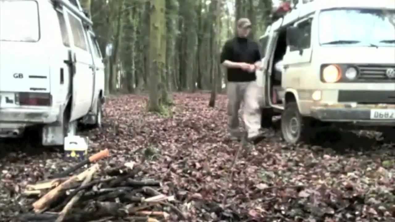 Beach Camping in a VW t3 t25 Vanagon Syncro