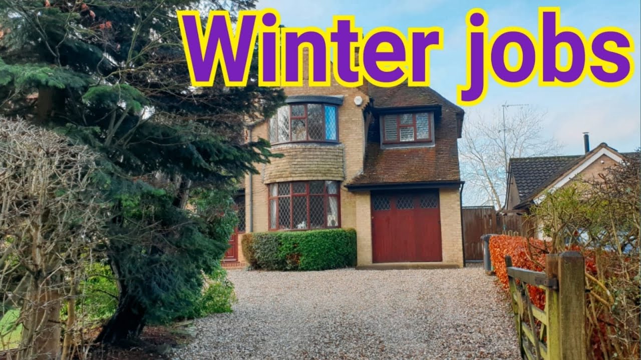 Jobs for the winter for a garden/grounds maintenance business